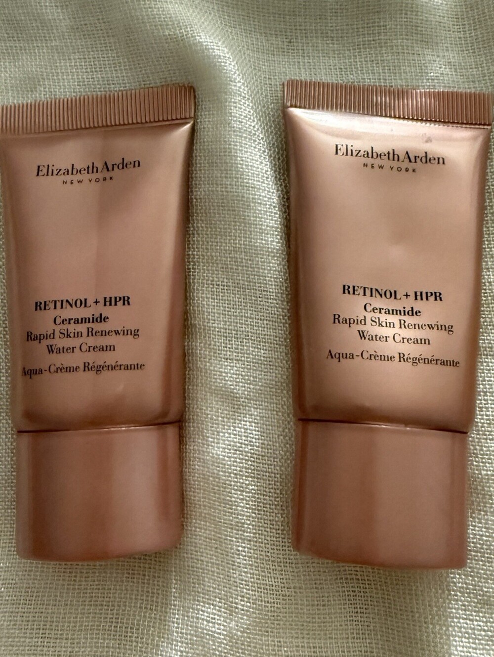 Lot 2 Elizabeth Arden Retinol + HPR Ceramide Water Cream 0.5 oz Each NEW